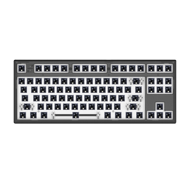 腹灵mk870pro机械键盘套件客制化
