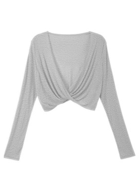 YSH/如风罩衫扭结宽松轻薄瑜伽服