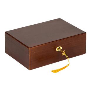 实木木箱收纳箱木小复古盒子大储物箱收纳盒箱子木质带锁木盒证件