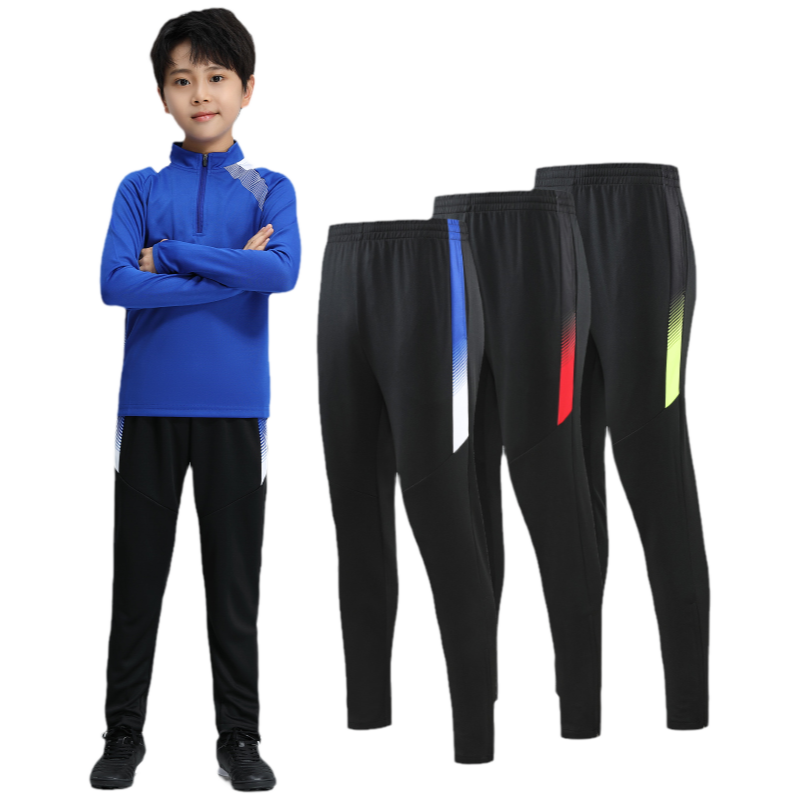 春秋款足球裤男童裤收小腿透气