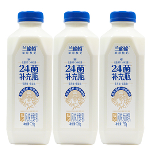 【来个彩诞】兰格格24菌补充瓶720g低温酸奶风味发酵乳