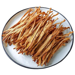 菇里巴巴净重头茬黄花菜干货农家新鲜无熏硫金针菇煲汤炒菜食材