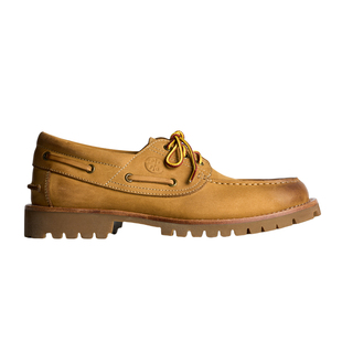 PIPG复古磨砂帆船鞋男 老钱风手工袋鼠鞋百搭厚底休闲工装乐福鞋