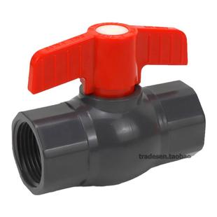 协羽PVC球阀简单球阀水阀UPVC塑料阀门塑料内丝球阀插口水管开关