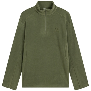 TECTOP/探拓户外男女款抓绒衣秋冬保暖抗静电宽松透气半开衫上衣