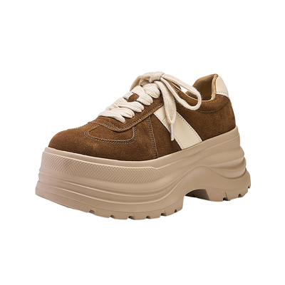 Semir女鞋超厚底增高松糕板鞋