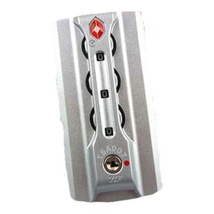 拉杆箱配件密码锁海关锁行李箱锁tsa002 007锁旅行箱锁配件钥匙锁