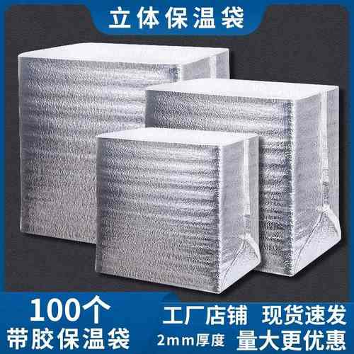 立体保温袋隔热防水食品快递一次性冷饮冷藏蛋糕生鲜大闸蟹打包袋