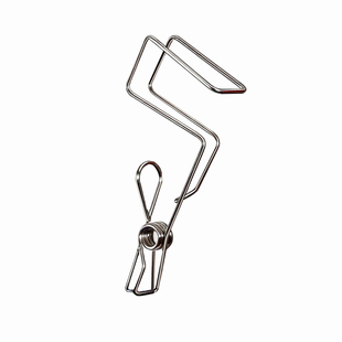 一字隔板挂钩橱柜门抽屉办公室工位隔板吊柜下挂收纳架倒挂夹子