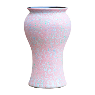 三角梅陶瓷花盆落地式束腰陶瓷花盆高筒特大号鱼尾九尾狐专用花盆