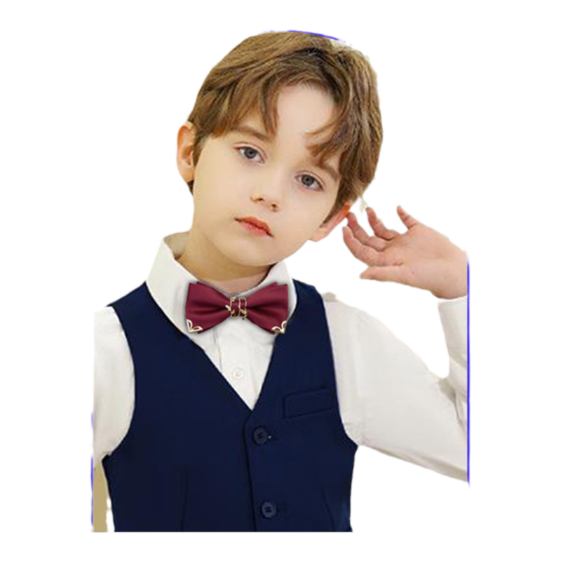 儿童领结男童衬衫西装宝宝生日学生小孩主持幼儿园演出表演蝴蝶结