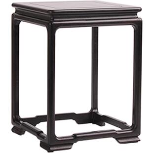 红木中式方形托架红酸枝紫光檀花瓶小花几奇石花盆盆景架摆件底座