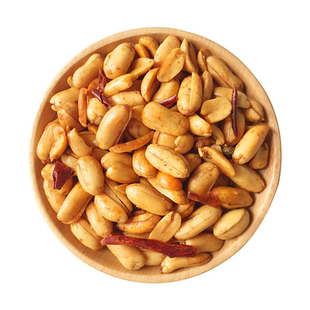 麻辣去皮油炸花生熟香辣味咸盐香酥新款袋装多味零食下酒春红食品