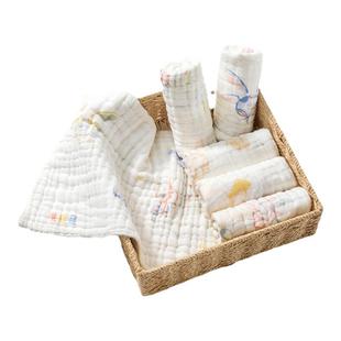 贝肽斯宝宝新生婴儿口水巾儿童手帕小方巾洗脸帕毛巾超软吸水全棉