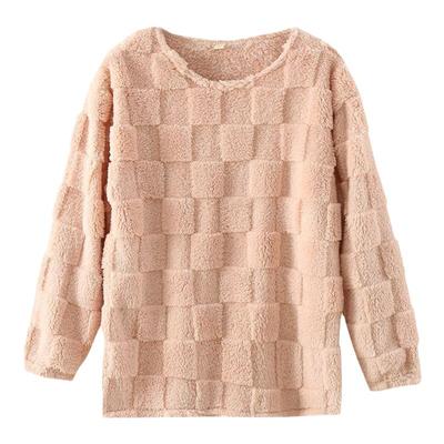 睡衣上衣家居服加厚保暖