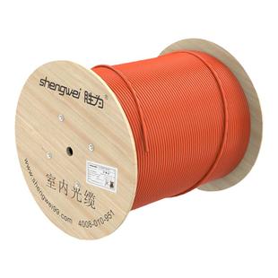 胜为 4芯/8芯/12芯/24芯 多模室内光纤光缆 62.5/125 GJFJV/GJFJH 100米束状软光缆 FMM-IH-08C-62.5