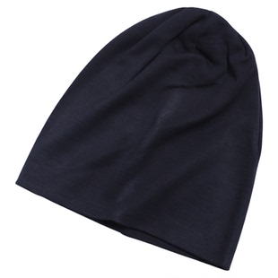 可夫特美利奴羊毛帽子男双层户外登山保暖帽女跑步运动冷帽冬M24