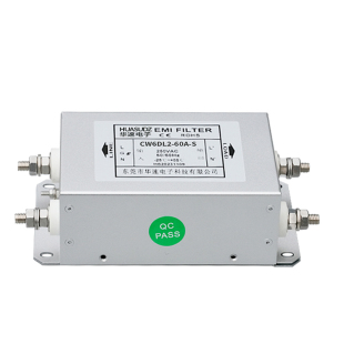 CW6DL3单相交流三级EMI电源滤波器220V抗谐波干扰EMC净化器60A