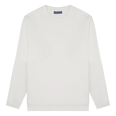 圆领提花运动宽松套头卫衣