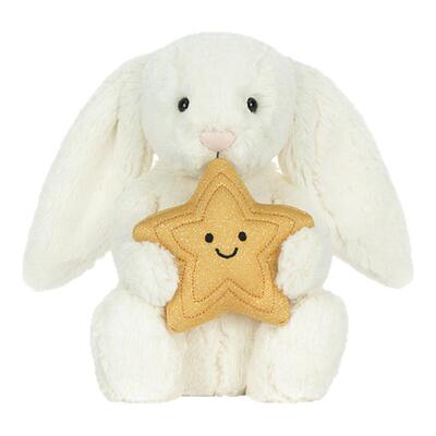 英国Jellycat怀抱星星邦尼兔毛绒玩偶兔子娃娃公仔玩具生日礼物
