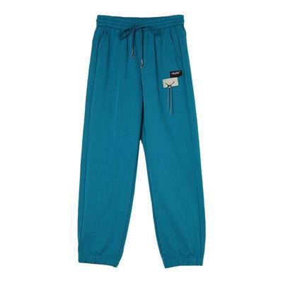 梵凯束脚休闲运动中腰长裤卫裤