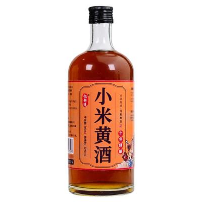 小米黄酒泡阿胶专用药引无焦糖色