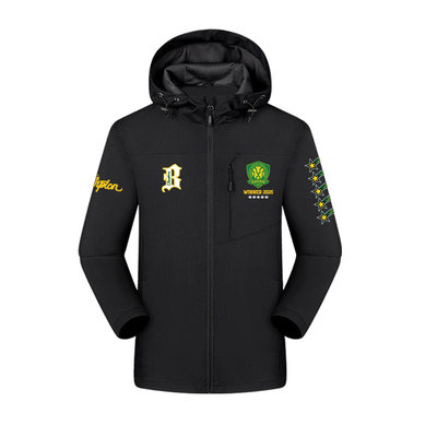 北京国安队2025足协杯夺冠冲锋衣