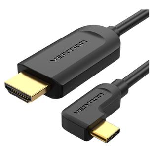 typec转hdmi弯头转换线4K华为手机小米电脑与电视投影连接线适用