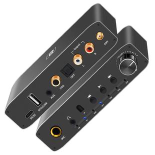 蓝牙5.3音频接收发射器光纤同轴数模转换麦克风声卡耳放U盘播放器