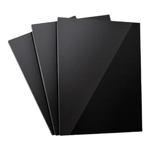 黑色亚克力板镜面摄影拍照磨砂有机玻璃板半透塑料倒影板加工定制