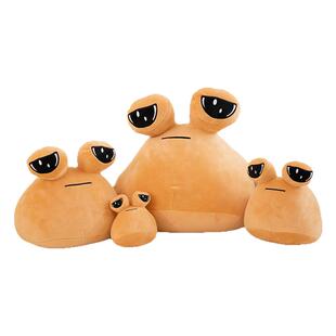 跨境新款pou宠物外星人玩偶毛绒玩具公仔游戏周边生日礼物娃娃男