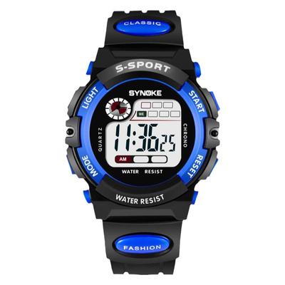 儿童手表男童女孩小学生初中学生防水防摔小孩3岁4只看时间电子表