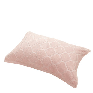 安懒懒 老式枕巾提花毛巾纯棉毛圈单人全棉一对家用柔软52X75cm