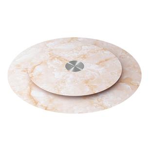 餐桌转盘钢化玻璃饭店大圆桌玻璃转盘底座圆台面旋转家用桌面转盘