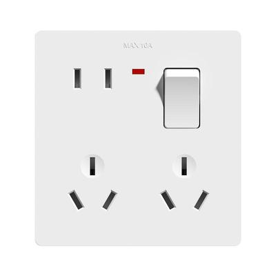 国际电工官方正品16A一开八孔