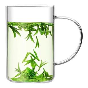 玻璃杯耐热防爆耐高温茶杯1000ml大容量办公室水杯男士杯子啤酒杯