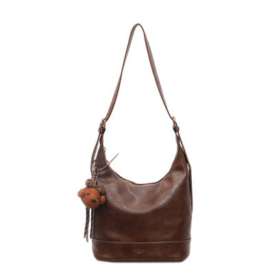 复古水桶包女大容量单肩斜挎包通勤托特包2025新款潮时尚休闲日韩