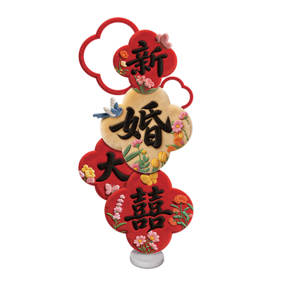 中式婚庆KT板立柱迎宾牌套装装饰