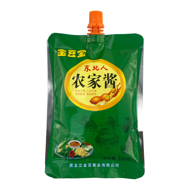 东北农家酱金豆宝农村大缸大酱