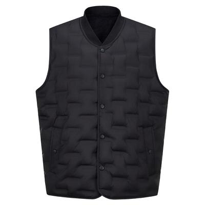 雅鹿加绒内里羽绒马甲