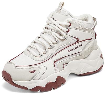 斯凯奇女新款秋冬厚底舒适老爹鞋