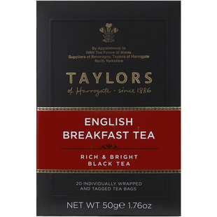 英国红茶原装进口 taylors 茶 泰勒红茶英式早餐红茶茶包英式红茶