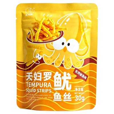 天月昇天妇罗鱿鱼丝馋嘴休闲小吃追剧下酒小零食即食零食网红爆款