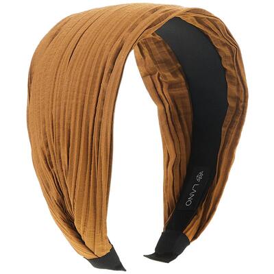 兰诺褶皱宽边发箍头饰女款高级感洋气时尚2026新款高颅顶头箍发卡