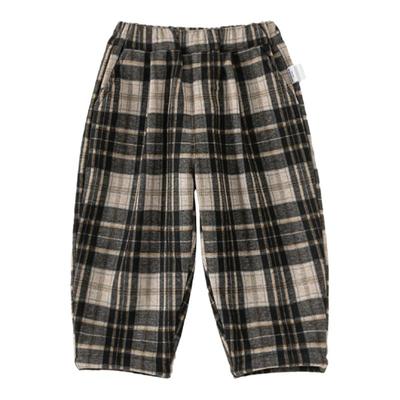 女童裤子秋冬2025新款宝宝格子裤