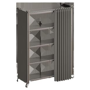 佳帮手厨房置物架置物架柜微波炉多层免安装可折叠多功能带轮子架