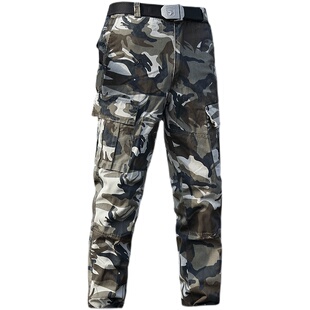 新纯棉作战裤男女军迷户外特种兵作训彩劳保战术加厚耐磨训练工装