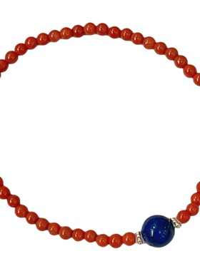 新中式南红小米珠本命年手串