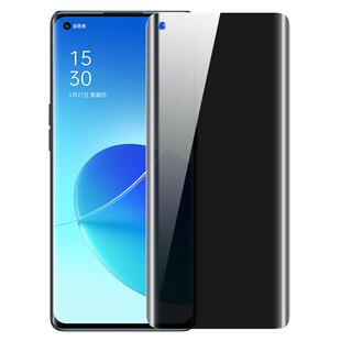 适用opporeno6pro钢化水凝膜8reno5手机4por+防窥膜5k全屏7se曲屏3防窥5g曲面适用oppo2十10倍变焦版65g新款