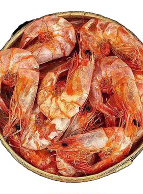烤虾大虾干即食大号虾干解馋炭烤干虾对虾海鲜零食干货冷冻大烤虾